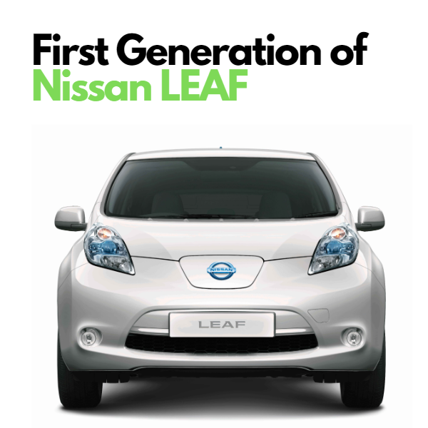First generation of Nissan LEAF front view