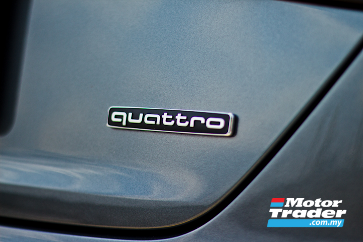 Rear quattro badge image of the Audi A5 Sportback sport 2.0 TFSI quattro