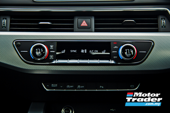 Automatic air conditioning HVAC image of the Audi A5 Sportback sport 2.0 TFSI quattro
