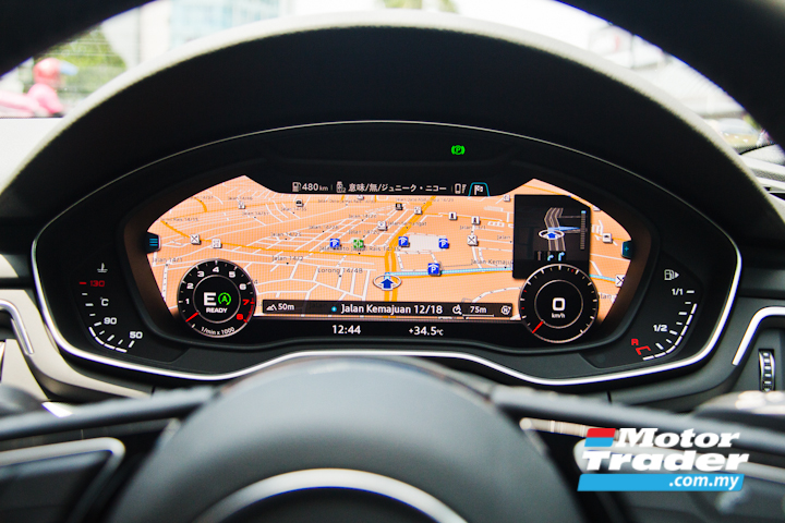 Audi Virtual Cockpit image of the Audi A5 Sportback sport 2.0 TFSI quattro