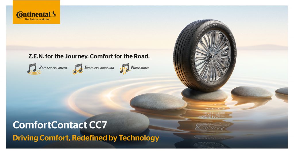 Continental Tyre’s Newest Generation 7 Flagship Comfort Tyre