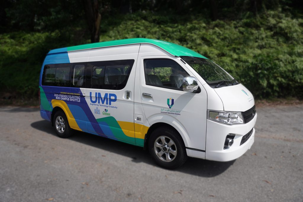 Electric van to the Universiti Malaysia Pahang (UMP)
