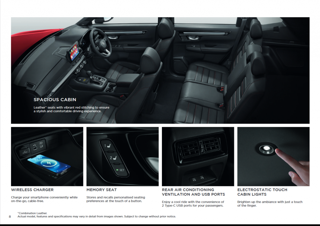All new Honda CRV 2023 Interior