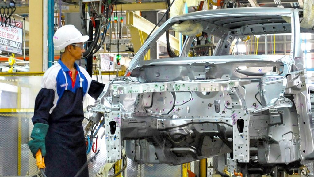 car manufacturing and assembly plant
